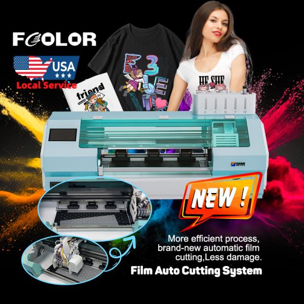 35cm DTF Printer Fast Dry Suction Platform Strong Stability Auto Cleaning System Touch Control for Custom Apparel Production