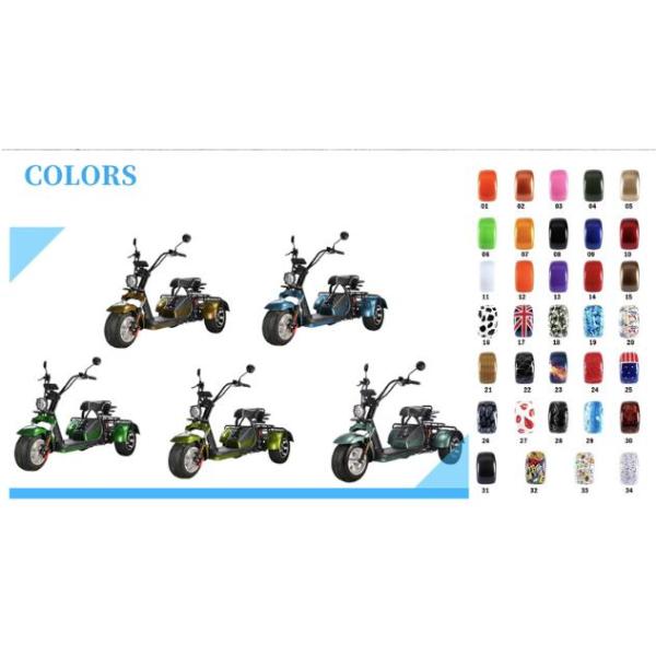Motorcycles Scooters Electric Tricycle Motorcycle with 60V20AH Battery