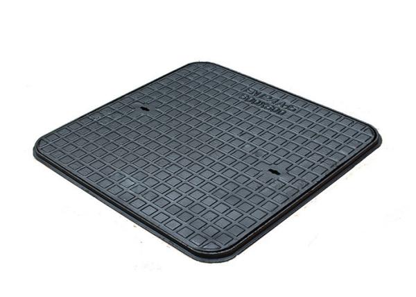 Anti Frozen Single Seal Manhole Cover D400 Ductile Iron Square For Main Roads