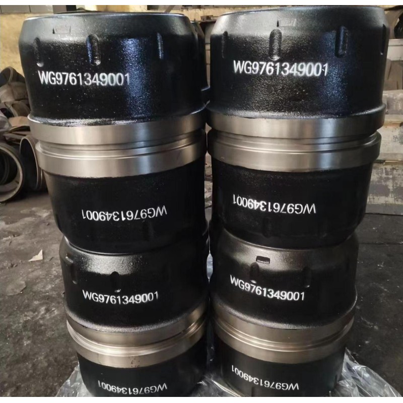 420x250mm Mining Truck Brake Drum WG9761349001 Extra Wide Rear Axle Parts