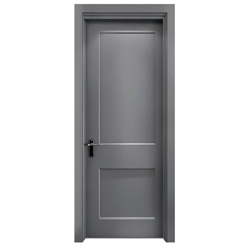 Composite Internal Room Wood Wpc Door Interior Doors Manufacturer Wholesale Price Waterproof for Bathroom With Smart Lock