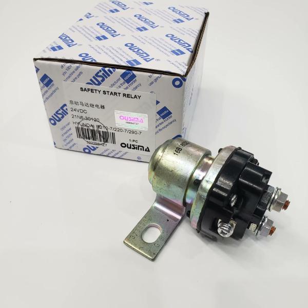 Relé 21N6-30120 21N630120 do acionador de partida de OUSIMA para a máquina escavadora R210-7 R220-7 R290-7 de Hyundai