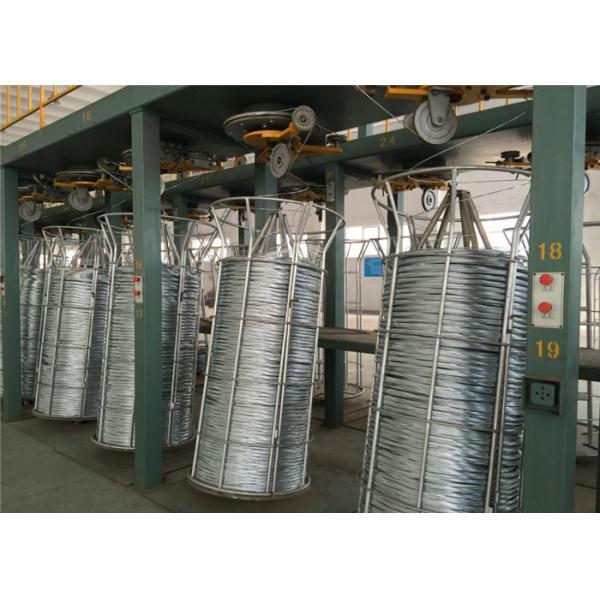 High Zinc 1.6-4.2mm Wire Galvanizing Line High Capacity For Wire Mesh Products