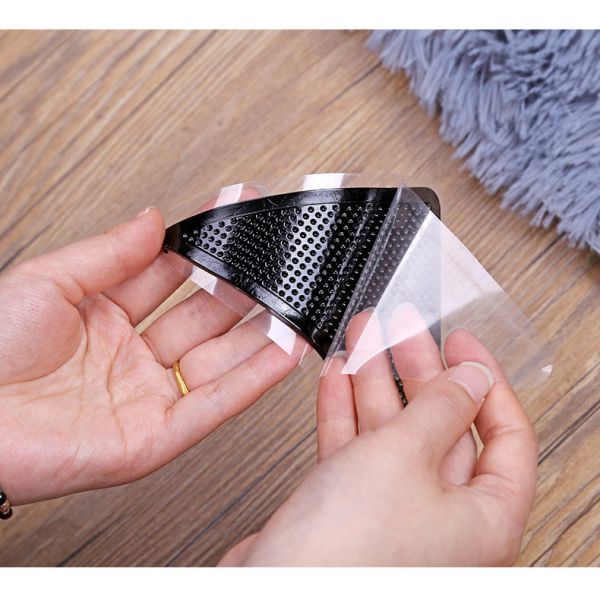 Carpet Dots Anti Slip Rug Pad Gripper Rug Pad Gripper Bathroom Household Carpet Reusable Slip-resistant Adhesive Non-slip Mat