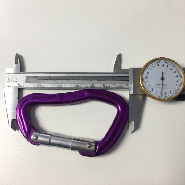 Крюк Carabiner быстрой связи алюминиевый щелчковый закрепляет красочное
