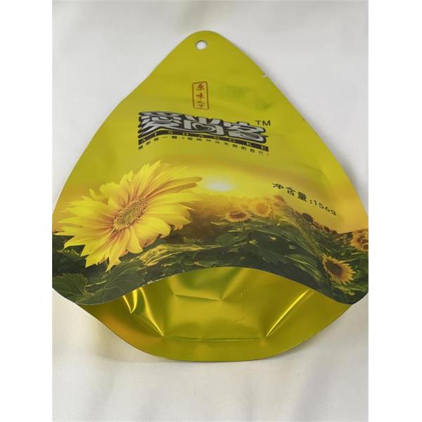 Metalized Mylar Stand Up Bags Free Shaped Customized Printing For Dried Snack