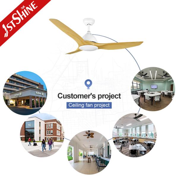 OEM 52 Inch LED Light Ceiling Fan Remote Control 6 Speed Choice
