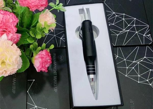 Black Permanent Makeup Tattoo Eyebrow Pen Machine For Eyebrow / Lip Tattoo