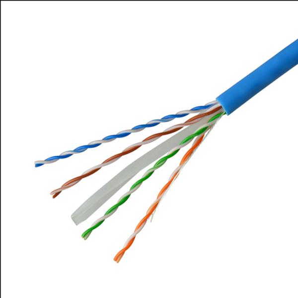 Rede LAN Cable dos pares Cat6 UTP do conector 4 de 23AWG Rj45