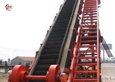Bulk Material Sidewall Belt Conveyor Corrugated Side Guard Large Loading Capacity