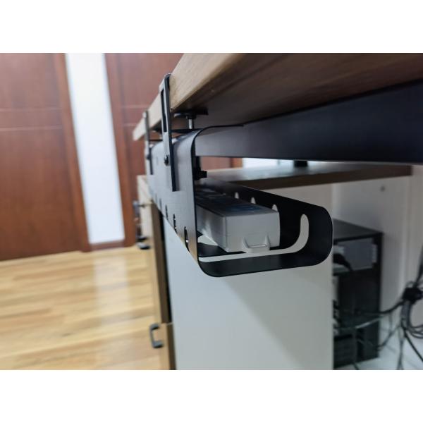 Покрытие порошковым покрытием Домашний офис Стенный потолок Монтажный стол Раковина для управления кабелями Трей с сцеплением C