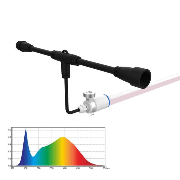0.6m que o vegetal branco do diodo emissor de luz da cor cresce luzes para a planta médica crescem