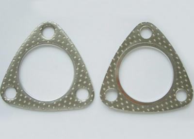 Triangle Type 50mm bore gasket for Automobile Graphite / Tinplat Sandwich Composite Board