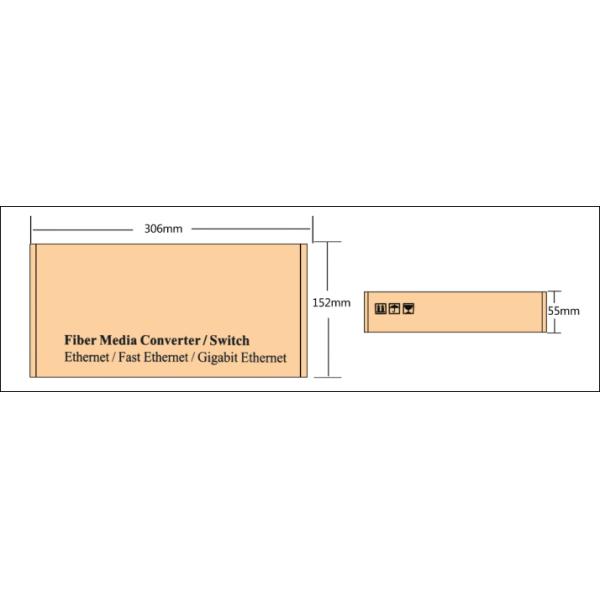 Anomaly Link Detection PoE Network Switch 8 Port 10 / 100M SFP Port  For IP Camera