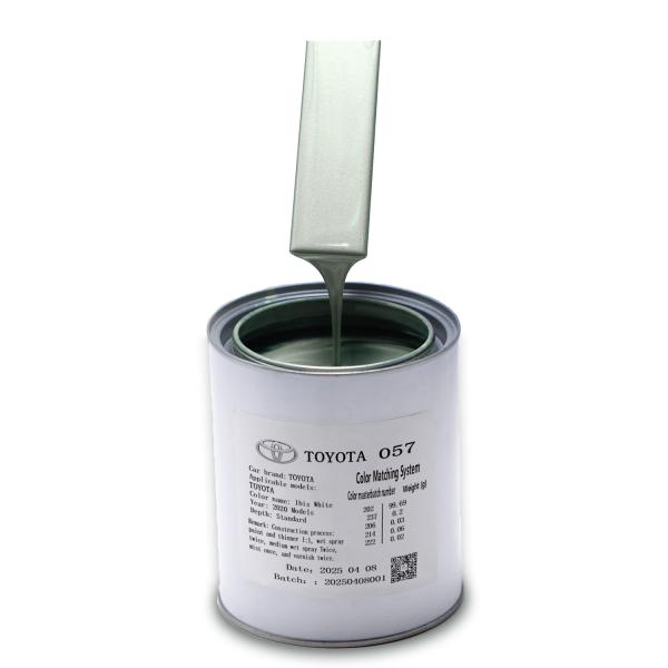 Toyota 057 1k White Pearl Acrylic Car Paint Factory Direct Supply With Fast-Dry Eco-Friendly Waterborne Formula