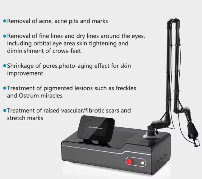 10600nm Wrinkle Remover Fractional Co2 Laser Vaginal Tightening Machine