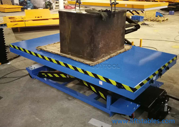 Небольшая ручная таблица подъема одиночная Scissor таблица подъема 2350x1300mm ножного насоса низкопрофильного роторная гидравлическая