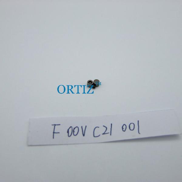 ORTIZ Diesel fuel injector steel ball seat F00VC21001 valve seat F 00V C21 001 suit for 0445120 injector (5PCS)