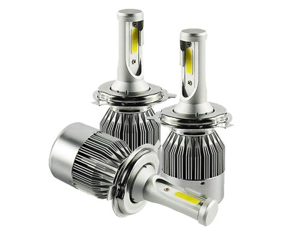 Single Beam Motorcycle COB Led Headlight Bulbs 9005 36W 4000lm 8000K Aluminum Material