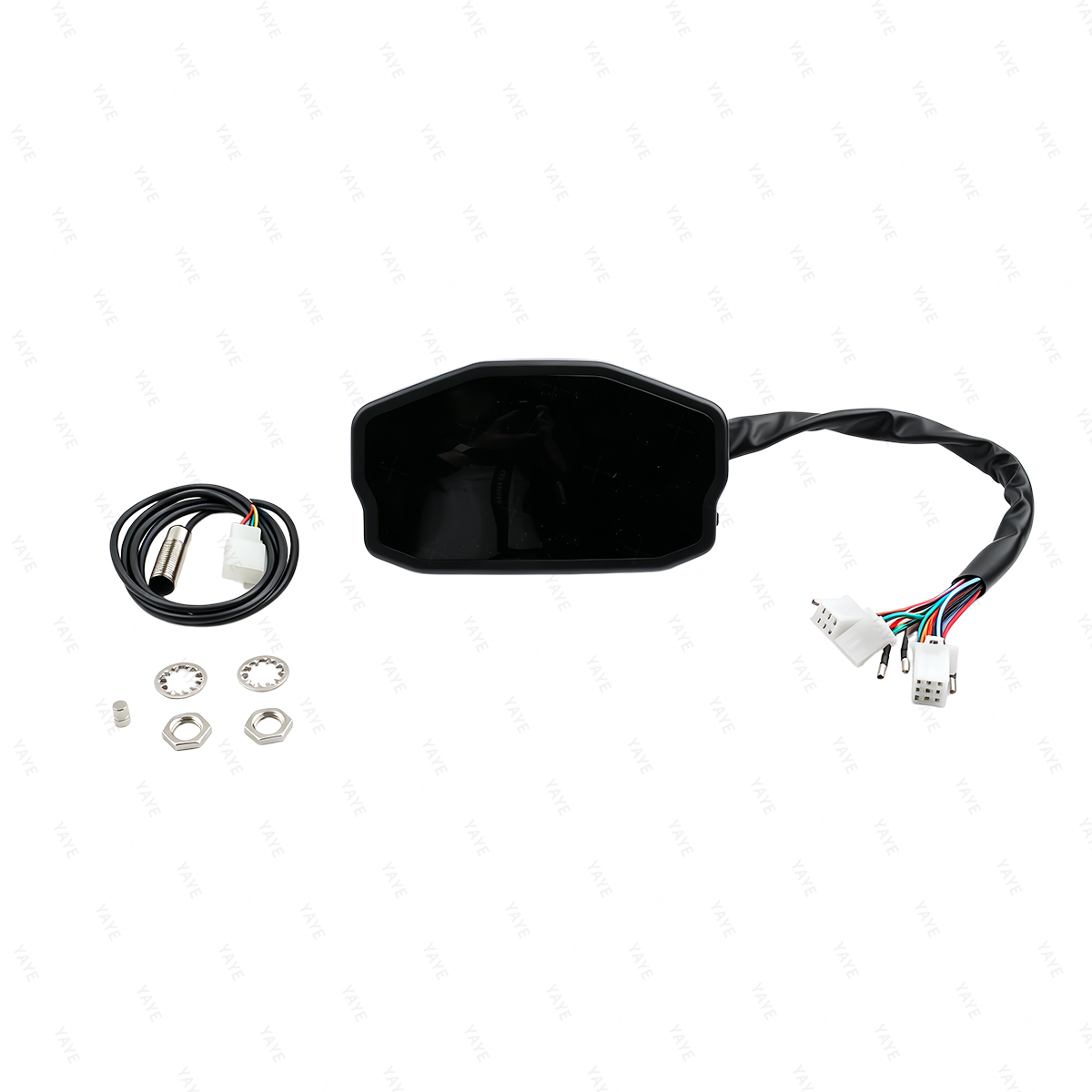 Universal LED Screen Display Motorcycle Speedometer Digital Tachometer Dashboard Fuel Gauge for Honda Ducati Yamaha