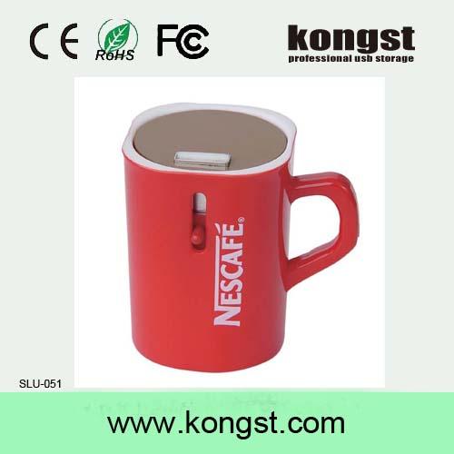 Kongst novelty cup shape usb flash drive/cup usb/usb disk