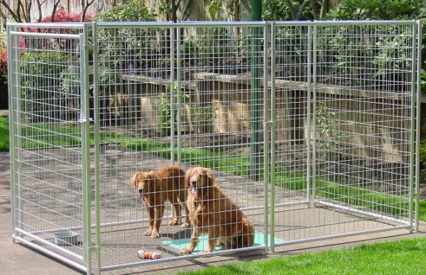 Professional Grade Modular Dog Kennels , Outside Dog Kennels For Large Dogs