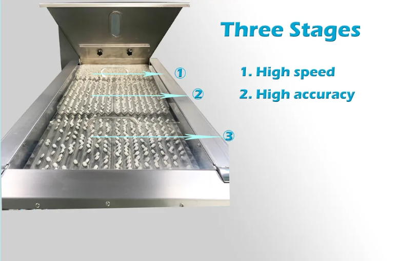 16 Lane Automatic Pharma Packing Machine 20-80 Bottles/min Pill Counter Machine