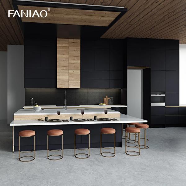 Kitchen Wood Melamine Kitchen Cabinet with DTC Hardware