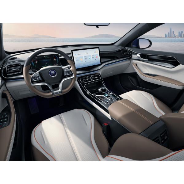 Электрическое топливо BYD Qin Plus Dm-i 120 км гибридный седан с максимальной мощностью 100-150 л.с.