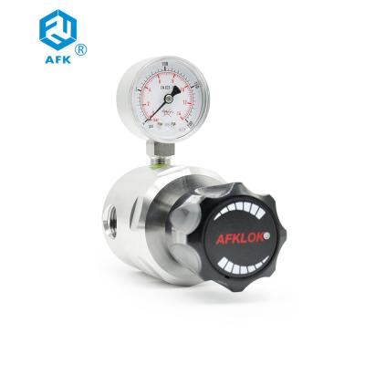 CO2 Gas Pressure Regulator Single Gauge Single Stage 316 Stainless Steel Pressure Regulator