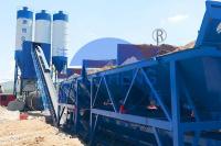 Tipo fijo que flota HZS90 la planta de procesamiento por lotes por lotes concreta, planta de procesamiento por lotes por lotes global de 4100m m