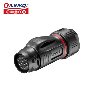 CNLINKO M20 PBT Housing Male Plug Female Socket Quick Adapter 14 Pin Power Cable Cable Connector Waterproof