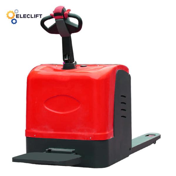 Motorized Full Electric Pallet Stacker 24V 20A With Polyurethane Wheel