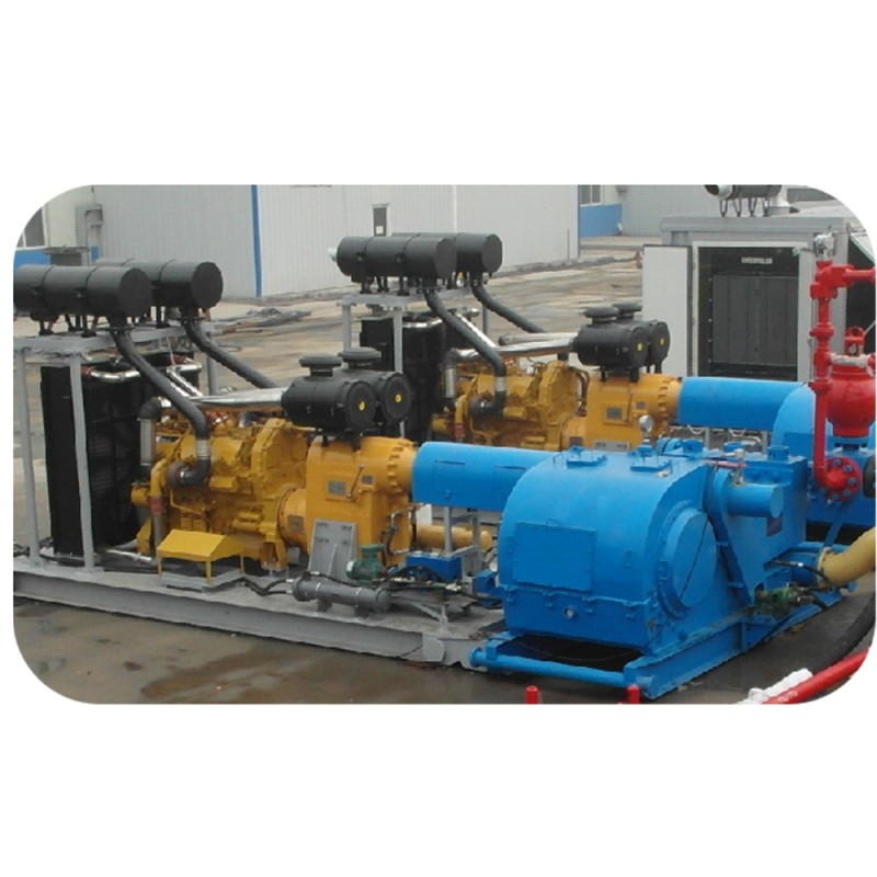 Carbon Steel Hydraulic Pump Unit Vertical Turbine Deep Well Oil Mud Pump Wear Resistant