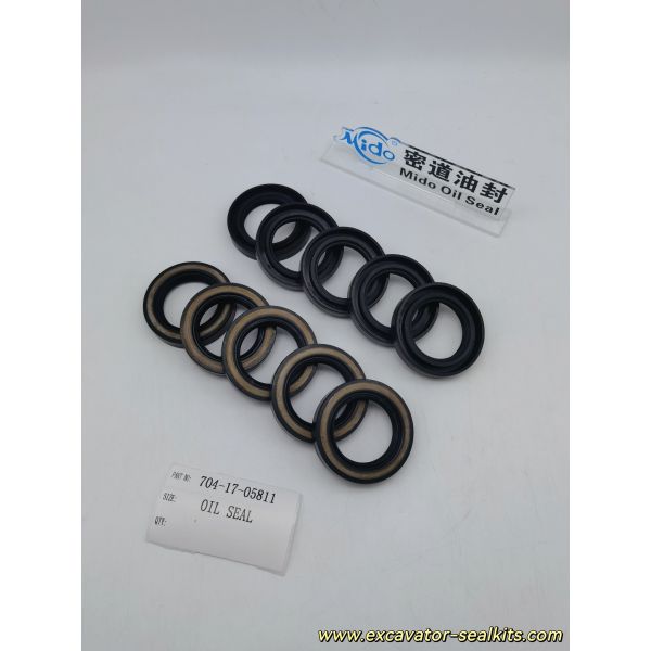 704-17-05811 Remplacement fiable de joint d'arbre de nitrile de la meilleure qualité de joint en caoutchouc
