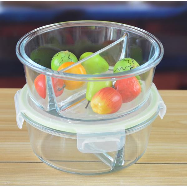 2 опарника хранения ясности боросиликата баков стеклянных, стеклянные шары с крышками