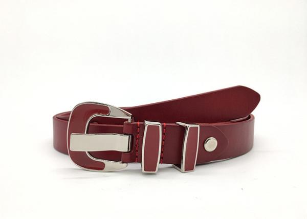Customized Cowhide 2.5cm Lady Genuine Leather Belt