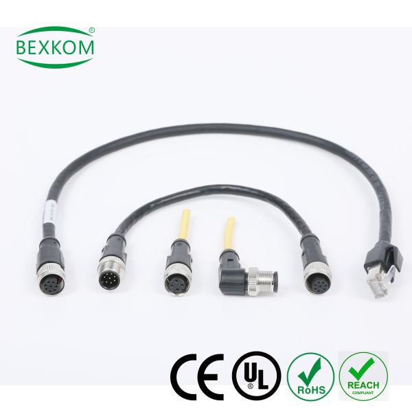 BEXKOM M Series M5 M8 M9 M12 M14 M16 M23 7/8 Circular Connector with IP67 Waterproof EMC Shield and Screw Locked for Reliable Electrical Connections
