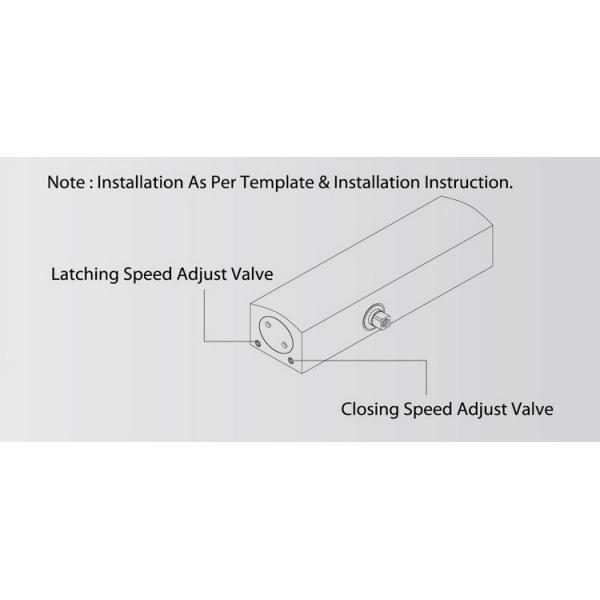 Дверь стиля евро алюминиевая - крышка Бакчек более близкого размера 4 круглая для двери 85кг
