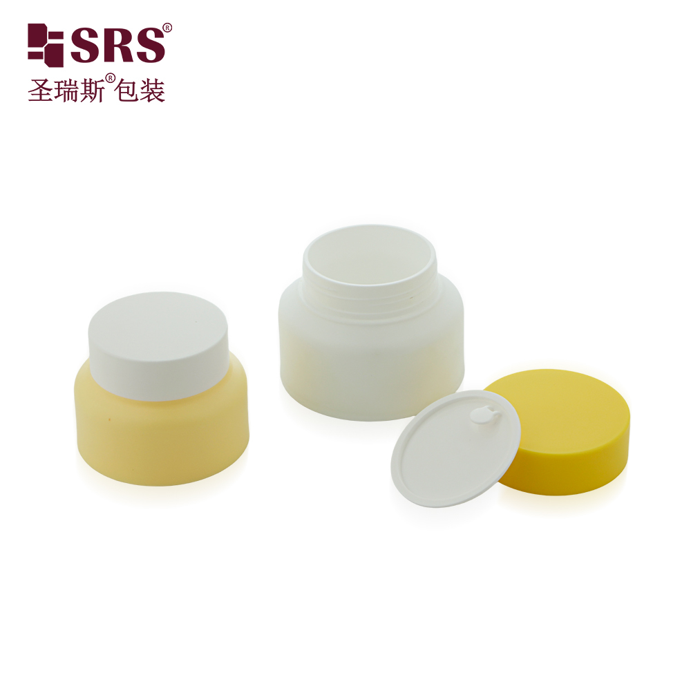 SRST 30g 50g 80g 100g Double Wall Plastic PP Cream Jar Container Cosmetic Packaging Wholesale