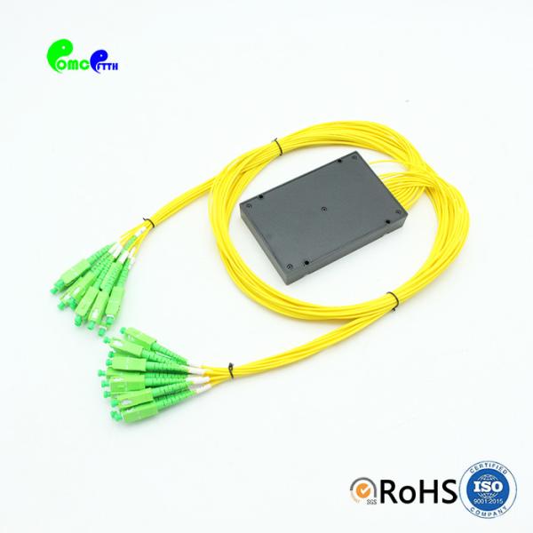 1x24 Fiber Optic Splitter ABS Cassette Module Type With Fanout 2.0mm SC APC