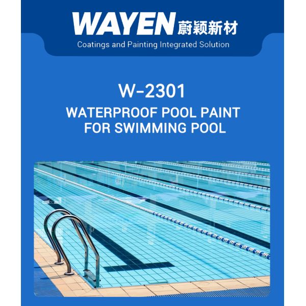 Water Resistant Water Based Pool Paint 3 Hours Drying Moisture Resistant Paint