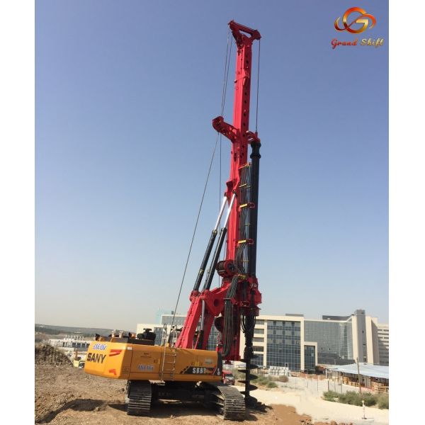 SANY SR235-S Rotary drilling  rig 81000Ton with 257KW engine used stock for construction