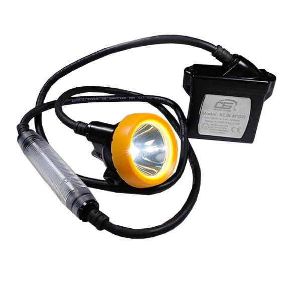 20000Lux IP68 faros de minería LED impermeables con luz trasera azul