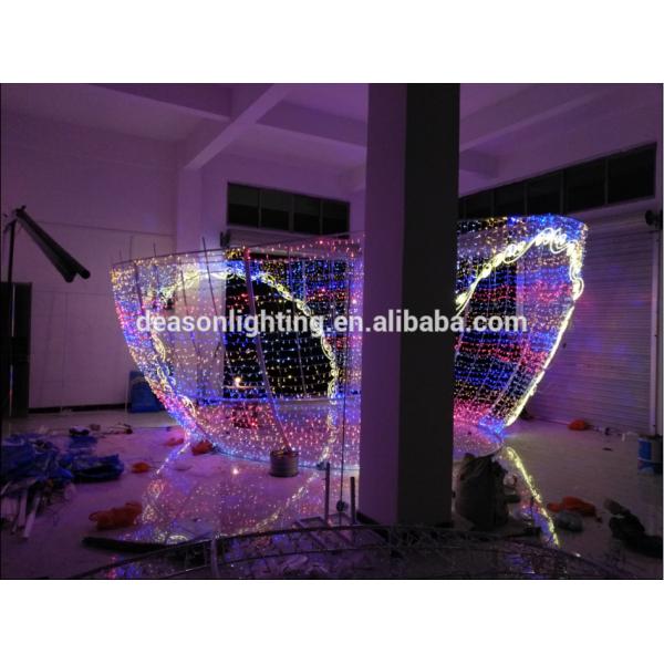 Giant outdoor christmas lights LED big Ball 3D Motif Light