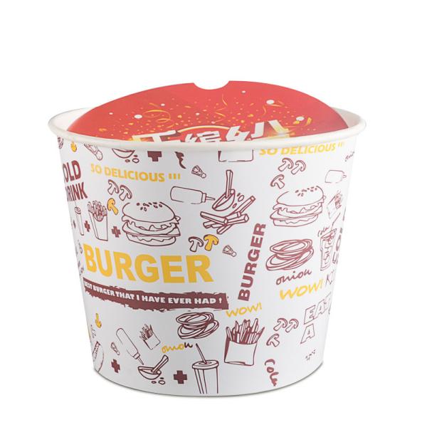 32oz 46oz 48oz Beverage Biodegradable Disposable Tableware Popcorn Fried Chicken Bucket