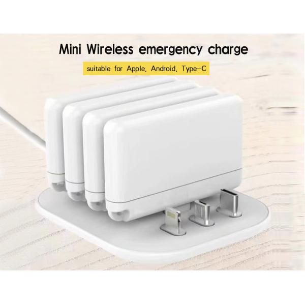 Mini wireless emergency charger, emergency portable power bank