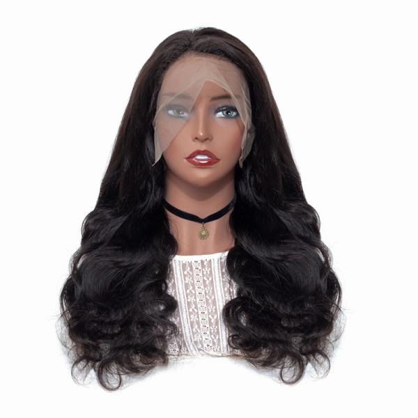 Soft Healthy Full Lace Human Hair Wigs Thick Remy Natural No Shedding