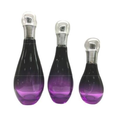 Bowl- Shaped Glass Cosmetic Containers / Skin Care Lotion Bottles Packaging / Pump Bottles