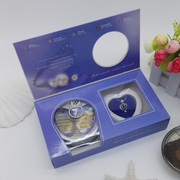 Nature Love Pearl in the Canned Oyster Necklaces Gift Set ,Perfect Gift for Hholidays and Weddings